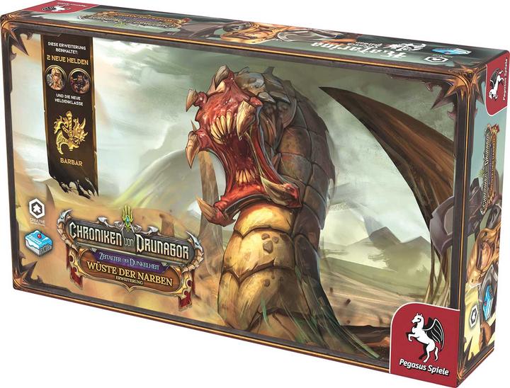 Produktbild Pegasus 57342G - Chroniken von Drunagor: Wüste der Narben (DE-Erweiterung) (Deutsch, 1 - 5 Spieler)