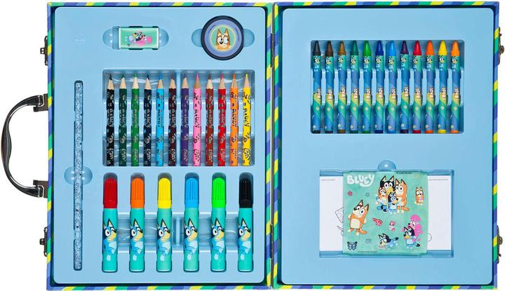 Produktbild Undercover Malkoffer Bluey - 38 Stück.