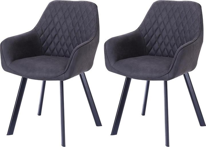 Produktbild Home123 Stuhl ORTO NEU (anthrazit)