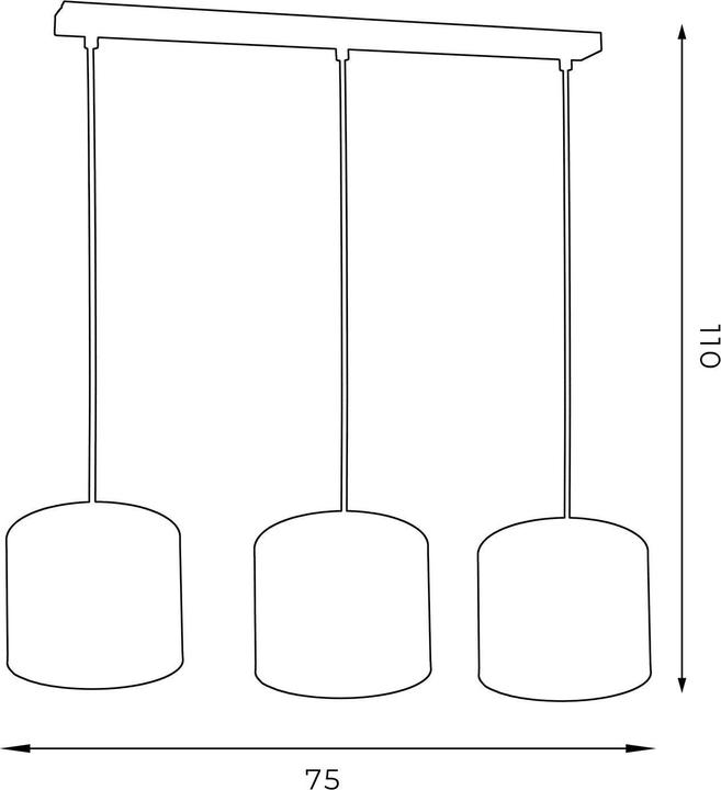 Actual product image Licht-Erlebnisse Pendelleuchte Tellegno (E27)