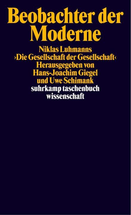 Produktbild Beobachter der Moderne (Deutsch, 2003)