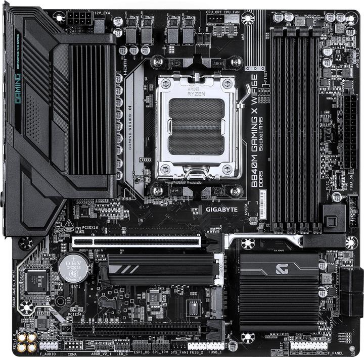Produktbild Gigabyte MB GBT AMD AM5 B840M Gaming X WiFi6E (AM5, AMD B840, mATX)