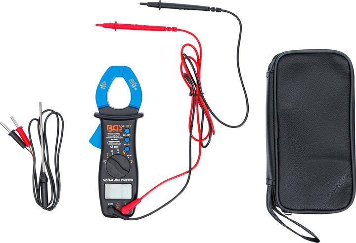 Produktbild BGS Digital-Multimeter mit Zange für Gleich- und Wechselstrom (CAT II)