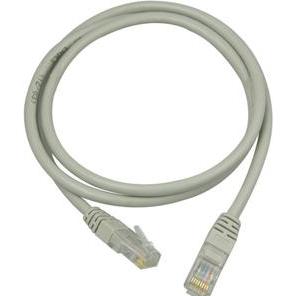 Deltaco UTP Cat5e - 1m - 1 m - RJ-45 - RJ-45 - Grau (U/FTP, CAT5, 1 m), Netzwerkkabel