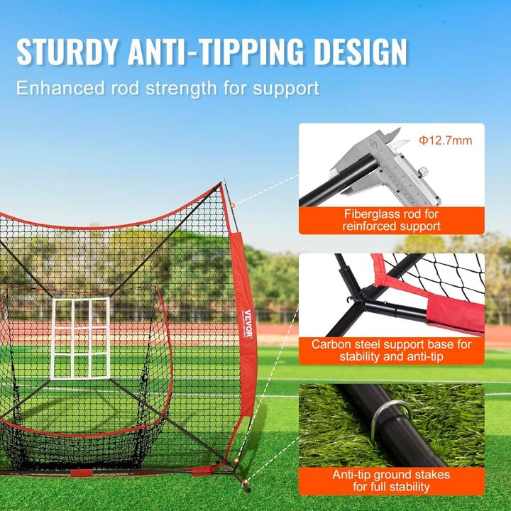 Actual product image Vevor Baseball Softball Practice Net
