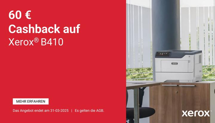 Actual product image Xerox B410 A4 47PPM 1200DPI 1GB (Laser, Black and white)