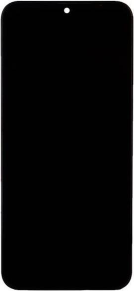 Samsung LCD display + Touch Unit + Front Cover voor A145 Galaxy A14 4G Zwart (Scherm)