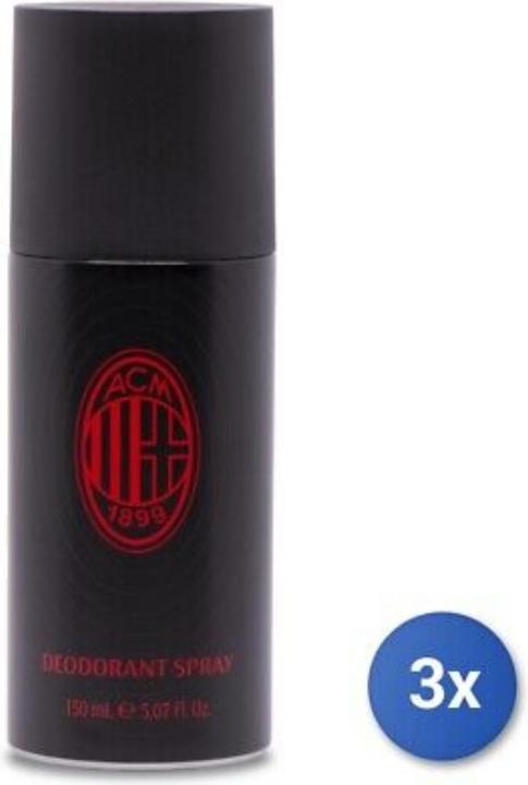 Actual product image A.C. Milan AC Milan Deodorant Spray 150ml (Spray, 150 ml)