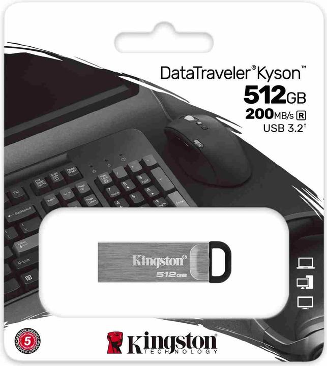 Image du produit Kingston DataTraveler Kyson (512 Go, USB-A)