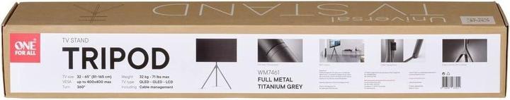 Produktbild One for All Full Metal Tripod WM7461 (Universal, 65", 30 kg)