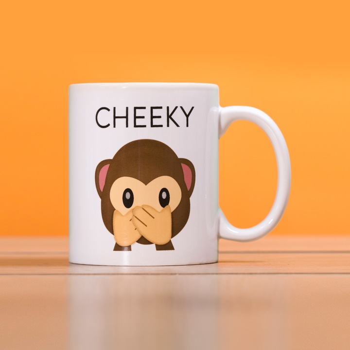 Actual product image Mugs Tasse "Cheeky Mug" - Emoji Tasse (350 ml, 1 x)