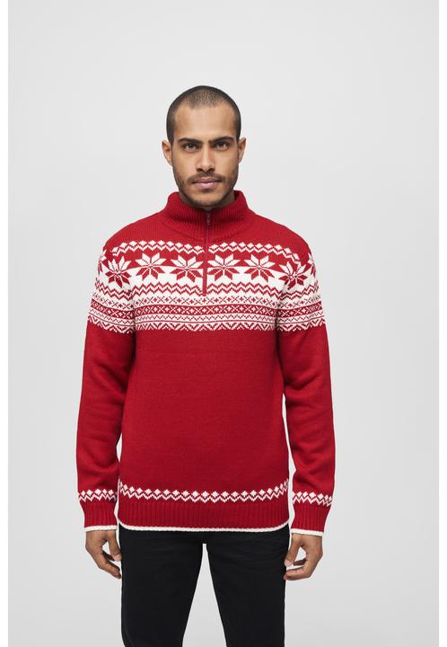 Produktbild Brandit Norwegian Wollpullover Grösse L Farbe Rot (L)