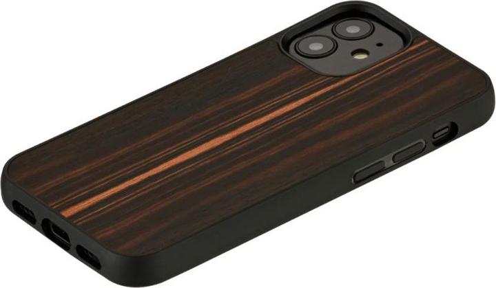 Produktbild Man.Wand &WOOD Hülle für iPhone 12 Mini Ebony Black (Apple iPhone 12 mini)