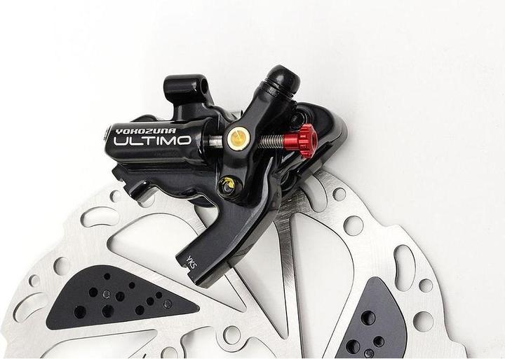 Actual product image Yokozuna Ultimo Road Disc Brake, Flat Mount, Black, Rear (Rear brake, Brake kit, 4)