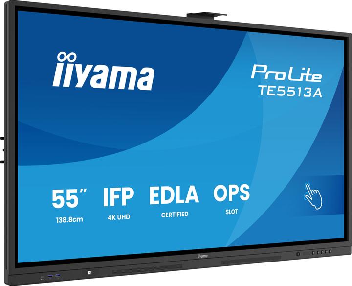 Produktbild iiyama 247.7cm(98") TE9813A-B1AG 16:9 Touch 2xHDMI+USB-C+DP (Speditionsversand) (3840 x 2160 Pixel, 98")