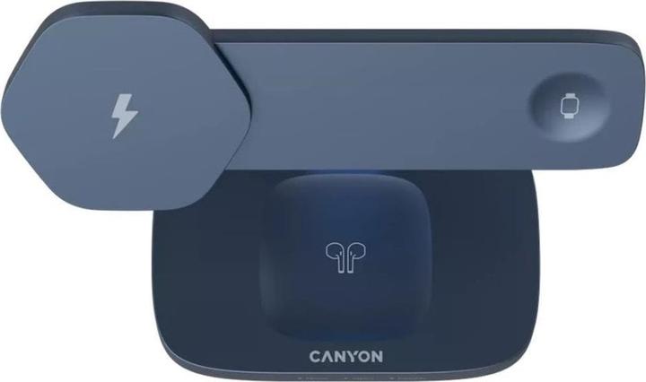 Produktbild Canyon WCS-310 - Hexagon 310 - 3in1 - wireless Qi charging station for 3 devices simultaneous (15 W)