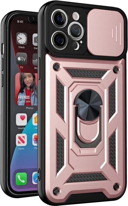 Actual product image Techsuit - CamShield Series - iPhone 12 Pro Max - Rose Gold (Apple iPhone 12 Pro Max)
