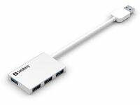 Produktbild Sandberg USB 3.0 Pocket Hub (USB-A, 4 Ports)