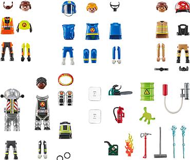 Produktbild Playmobil My Figures: Feuerwehr (71468, Playmobil Sports & Action)