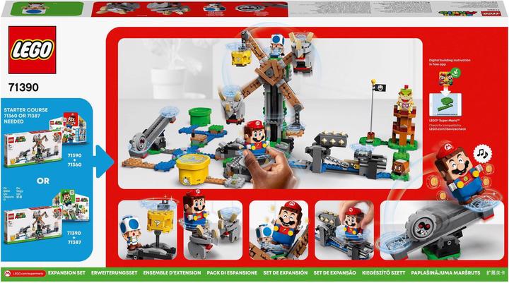 Produktbild LEGO Reznors Absturz- Erweiterungsset (71390, LEGO Super Mario)