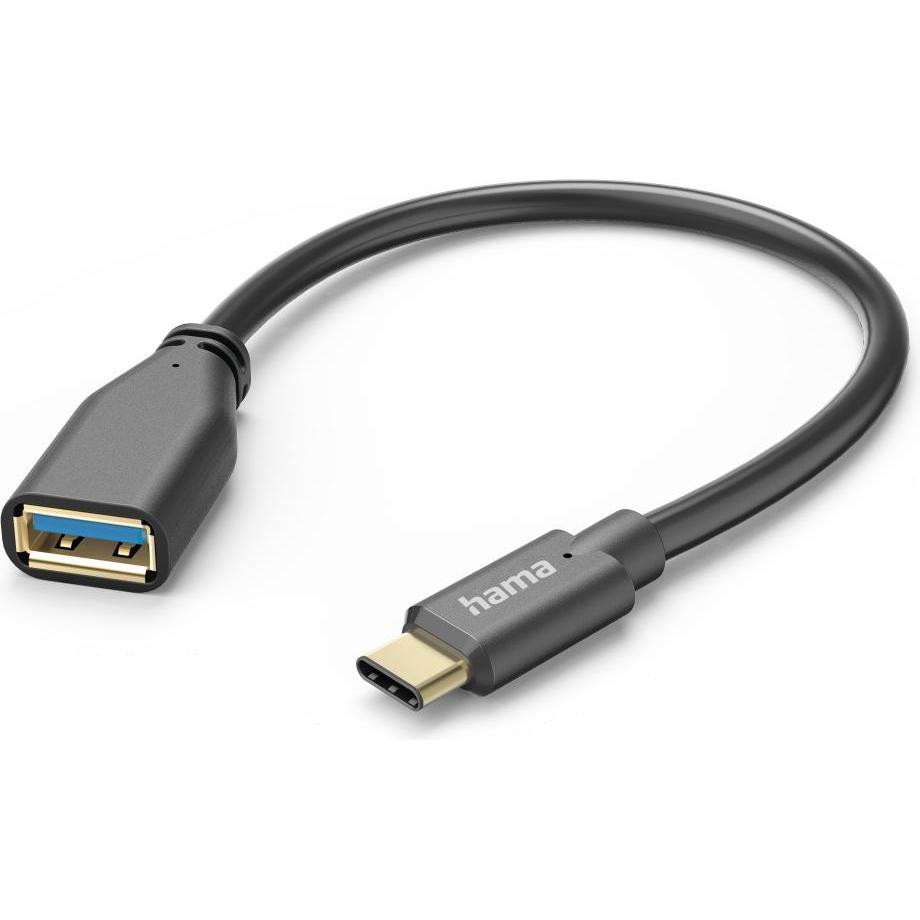 Hama USB A – USB C (0.15 m, USB 3.2 Gen 1), USB Kabel