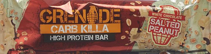 Actual product image Grenade Carb Killa Bars White Chocolate Salted Peanut (White chocolate, Groundnut, 1 pcs., 60 g)