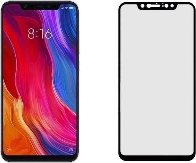 Actual product image Tellur Tempered Glass 2.5D Full Glue for Xiaomi Mi 8 PRO black (1 pcs., Mi 8 Pro)