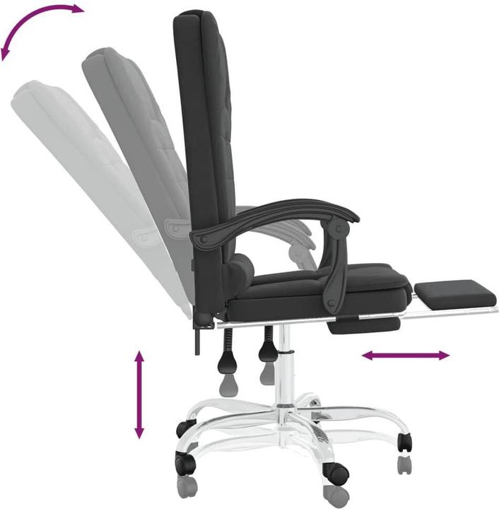 Image du produit vidaXL Massage-Bürostuhl (46.50 - 56 cm)
