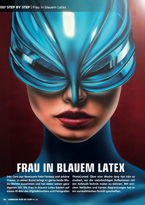 Produktbild Airbrush Step by Step 92 (Deutsch, Katja Hassler, Irán Caro, Roger Hassler, Neimar L. Duarte, Danny Ochoa, Franziska Czeicke, 2024)
