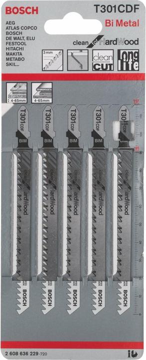 Produktbild Bosch Professional Zubehör T301CDF Stichsägeblatt