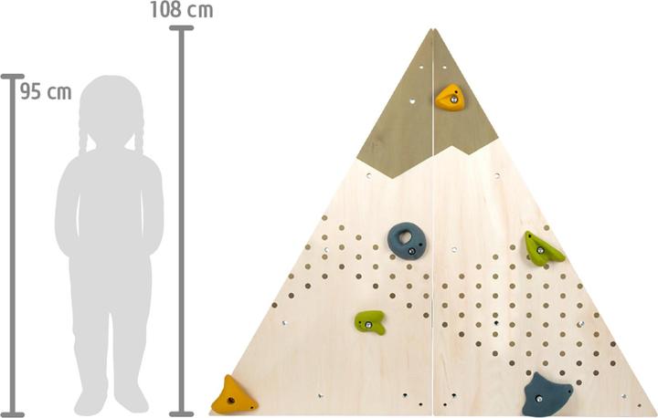 Actual product image small foot Climbing wall "Adventure