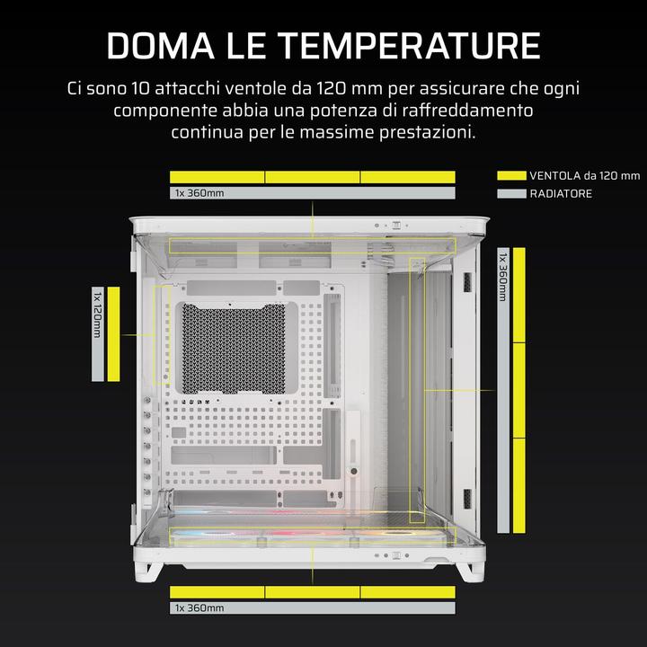 Actual product image Corsair AIR 5400 RS-R ARGB (ATX, Micro ATX (mATX), Mini-ITX)