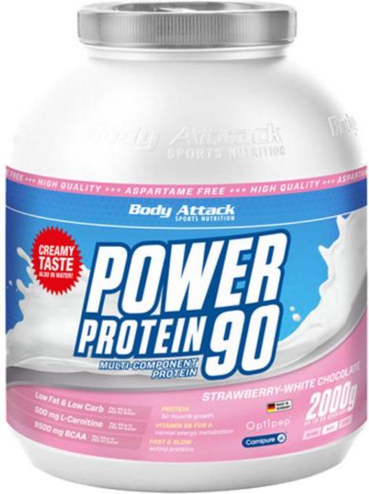 Produktbild Body Attack New Power Protein 90 (2000g Dose) (Erdbeer, 1 Stk., 2000 g)