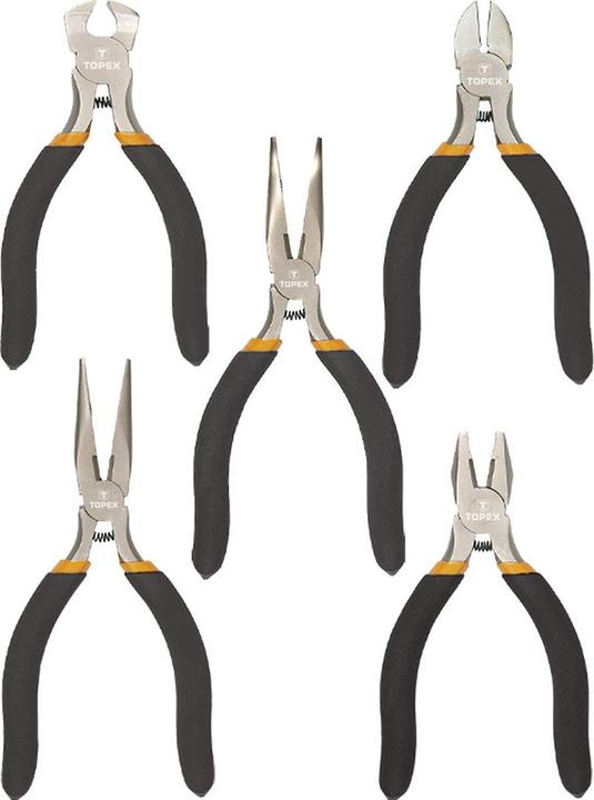 Actual product image Topex Precision pliers, set of 5 pcs. 32D755
