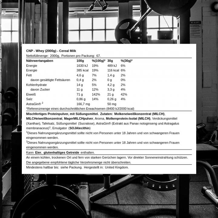 Produktbild CNP Whey (2000 g, 83x, Cereal Milk)