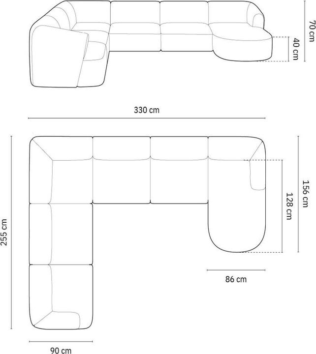 Produktbild Cosmopolitan Design Campi (Ecksofa)