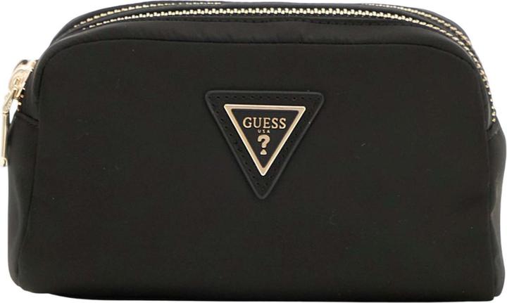 Guess Double Zip Dames Toilettas - Zwart - PW7510-P5173
