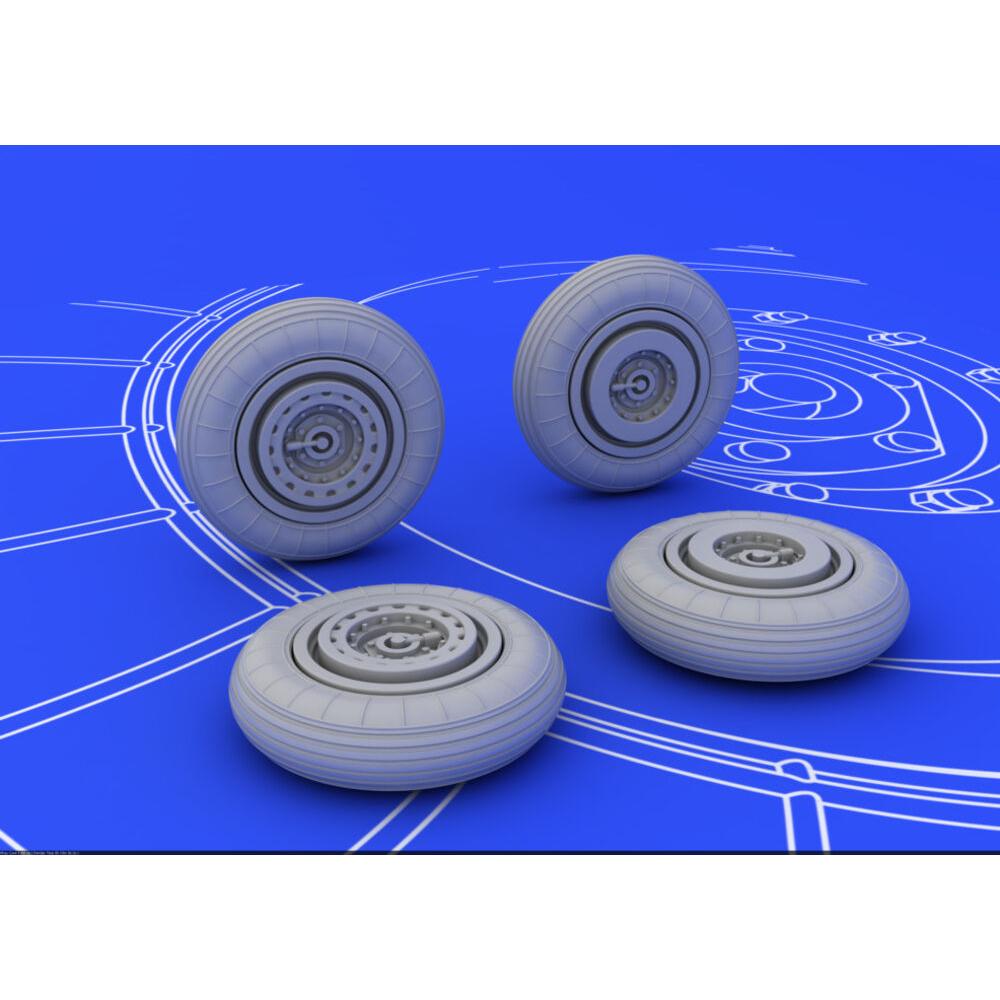 Eduard MiG-15 wheels for