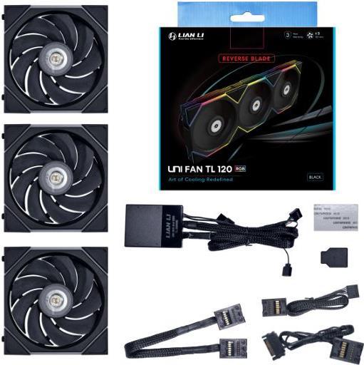 Produktbild Lian-Li UNI FAN TL120 Reverse Blade (120 mm, 3 x)