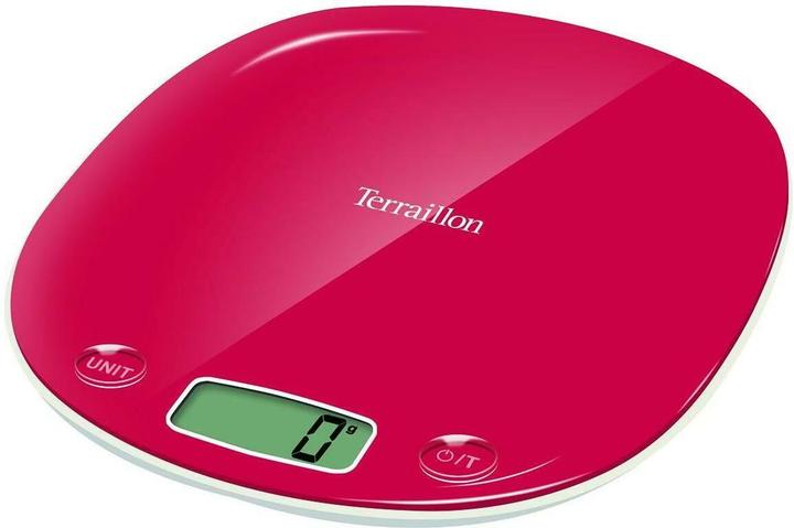 Terraillon Balance de cuisine Macaron + Re-cycle rouge coquelicot