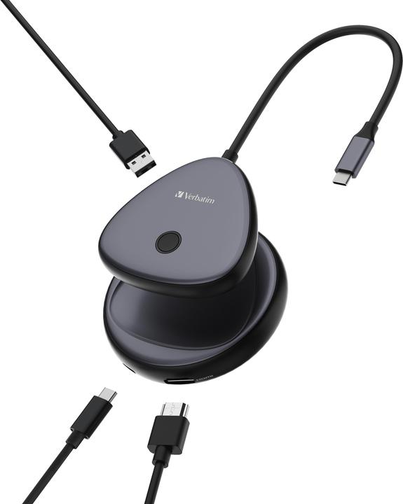 Productafbeelding Verbatim WDA-02 (USB-C, 3 Havens)