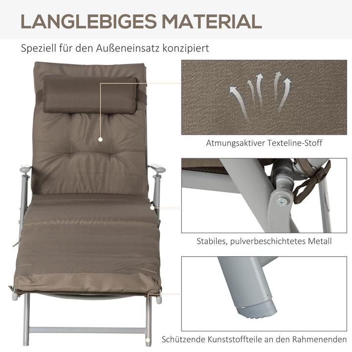 Image du produit Outsunny Bain de soleil (180 cm)