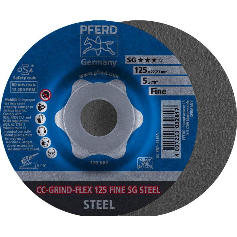 Pferd CC-GRIND-FLEX 125 SG STEEL FINE (FINE (fein)) (CC-GRIND-FLEX 125 SG STEEL FINE)