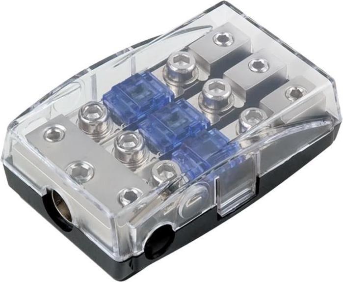 Produktbild Goldline Mini ANL Sicherungshalter silber 1 x 35 mm 2 x 20 mm