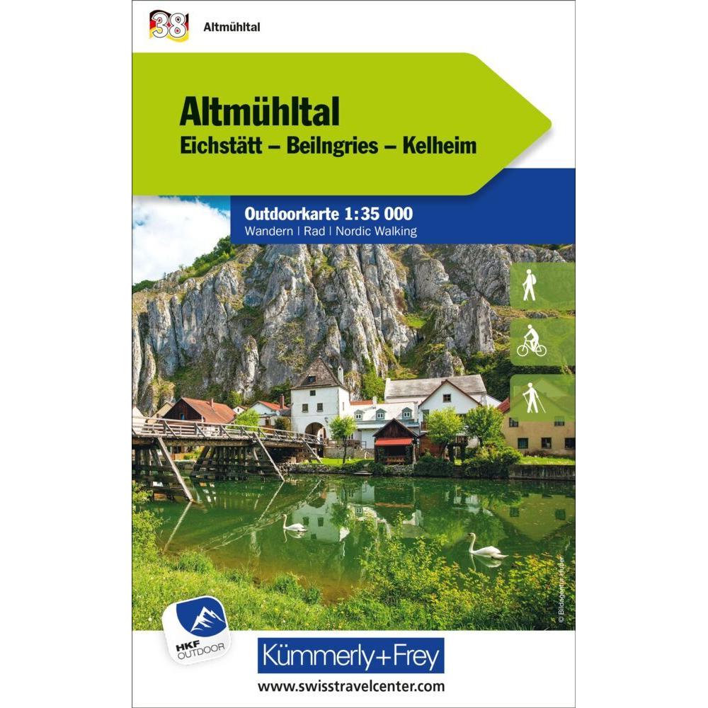Altmühltal Nr. 38 Outdoorkarte Deutschland 1:35 000, Landkarte