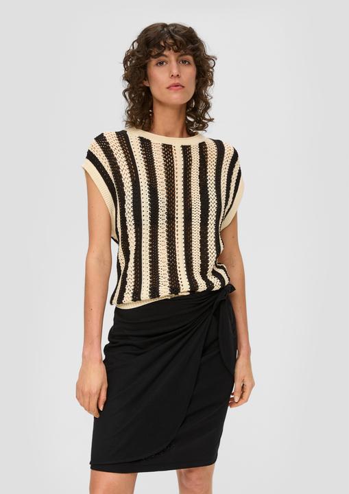 Produktbild S.Oliver Rock Enganliegender Jerseyrock in Wickeloptik mit elastischem Bund (32)