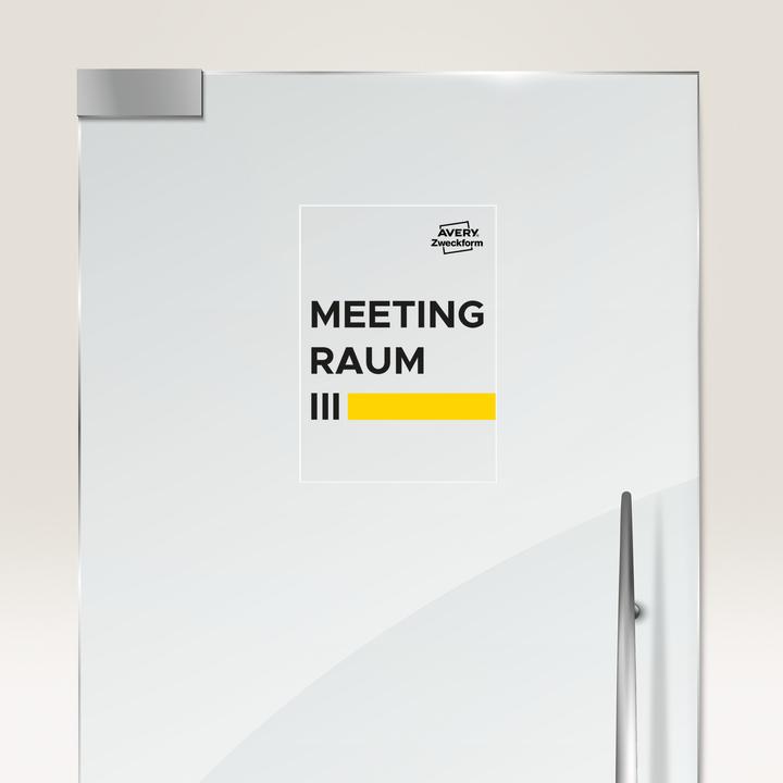 Produktbild Avery Kristallklare Etiketten