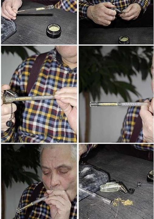 Produktbild Dynavap Black leaf Vapo Shots Handvaporizer lang