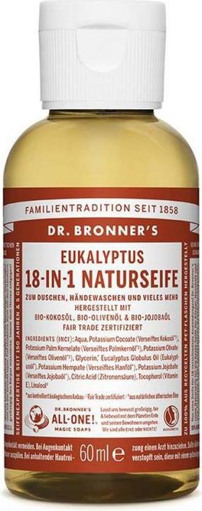 Immagine prodotto Dr. Bronner's 18-IN-1 Eucalipto (Sapone liquido, 240 ml)