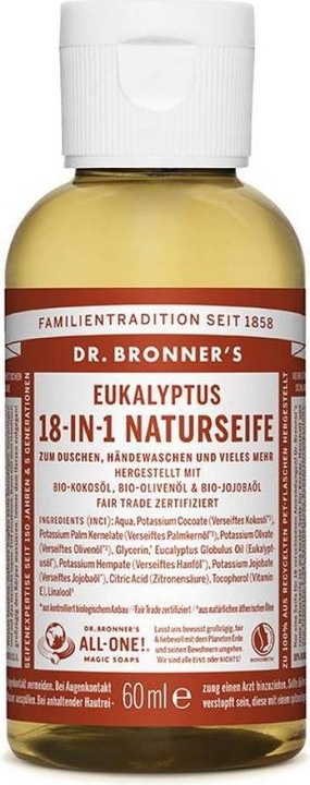 Produktbild Dr. Bronner's 18-IN-1 Eukalyptus (Flüssigseife, 240 ml)